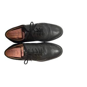 ECCO MEN'S BLACK LEATHER OXFORD DRESS SHOES SIZE 42 GUC